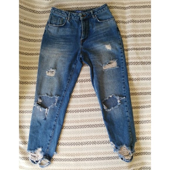 Pull&Bear High Waisted Boyfriend Jeans - Picture 2 of 3